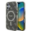 Guess GUHMP16SH4DTEW iPhone 16 6.1 brązowy/brown hardcase IML 4G Background MagSafe